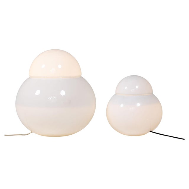 1960s ‘Daruma’ Table Lamps by Sergio Asti for Fontana Arte, Italy - a Pair For Sale - Image 15 of 18