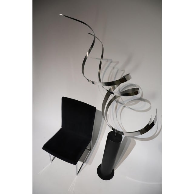Large Curtis Jere Swirl Floor Sculpture For Sale - Image 9 of 18