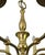 Large Vintage Ormolu Brass Chandelier with Ten Lights and Arms, 1960 For Sale - Image 4 of 7