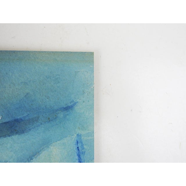 1930s 1932 Charles Barrows Lemons Mushrooms Egg Still Life Watercolor Painting For Sale - Image 5 of 5