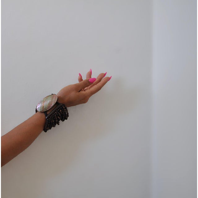 Vintage Monies Faux-Horn Bracelet by Gerda Lynggaard, 1990s For Sale - Image 4 of 14