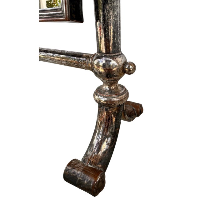 Silver Late 19th Century Cheval Vanity Mirror For Sale - Image 8 of 15
