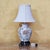 Chinoiserie Vintage Chinoiserie Floral Porcelain Table Lamp With Hand-Painted Botanical Design For Sale - Image 3 of 18