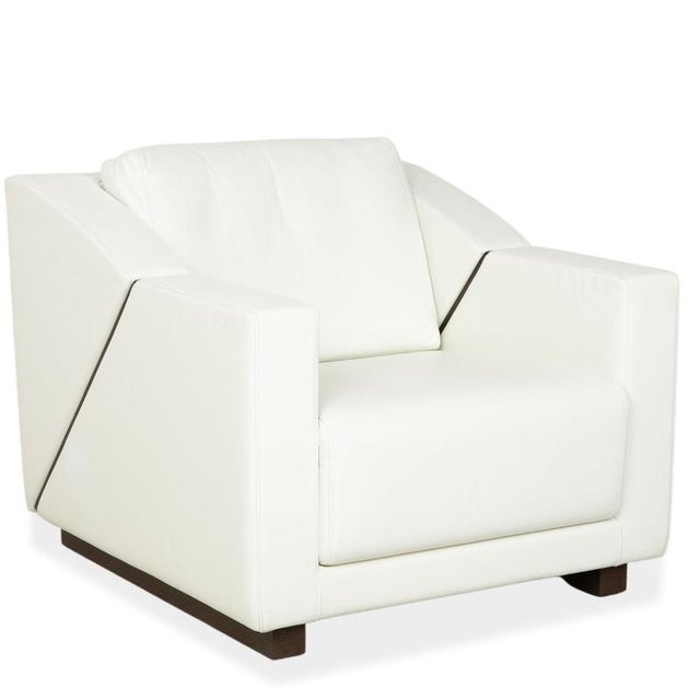 Model 350 Armchair in Cream Leather from Rolf Benz For Sale - Image 13 of 13
