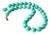 Amazonite Beaded Necklace, 18-Inch, Silver-Gilded Amazonite Clasp For Sale