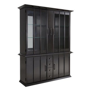 Broyhill Perspectives Collection China Cabinet- Graphite Finish, Attributed For Sale