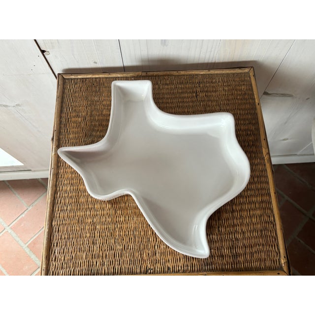American Frankoma Texas-Shaped Tray For Sale - Image 3 of 10