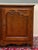Antique French Louis XV Bow Front Buffet Sideboard Server Carved Oak C. 1930s For Sale - Image 10 of 18