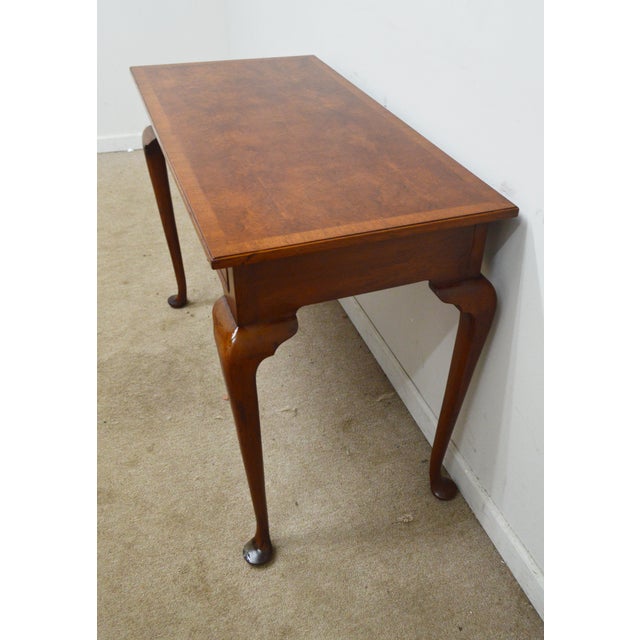 Kittinger Burled Walnut Desk For Sale In Philadelphia - Image 6 of 14