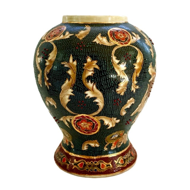 Japanese Chinese Porcelain Chinoiserie Ginger Jar / Urn For Sale - Image 3 of 10