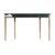 Chester 54 in. W Demilune Wood Traditional Console Table, Light Brown Burl For Sale In Chicago - Image 6 of 8