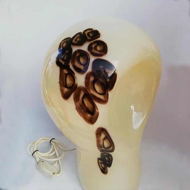 Glass Table Lamp by Toni Zuccheri for La Murrina, 1970s For Sale - Image 11 of 14