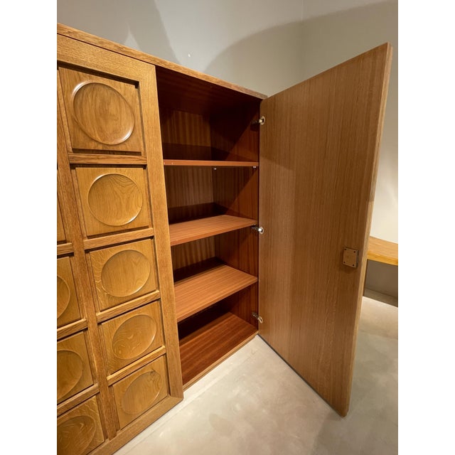 Italian Oak Storage Unit, 1970s For Sale - Image 6 of 8