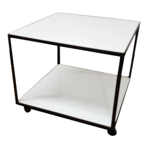 Vintage George Nelson Steel Frame Side Table for Herman Miller