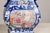 Blue and White Porcelain Table Lamp with Hand-Painted Court Scenes For Sale - Image 4 of 12