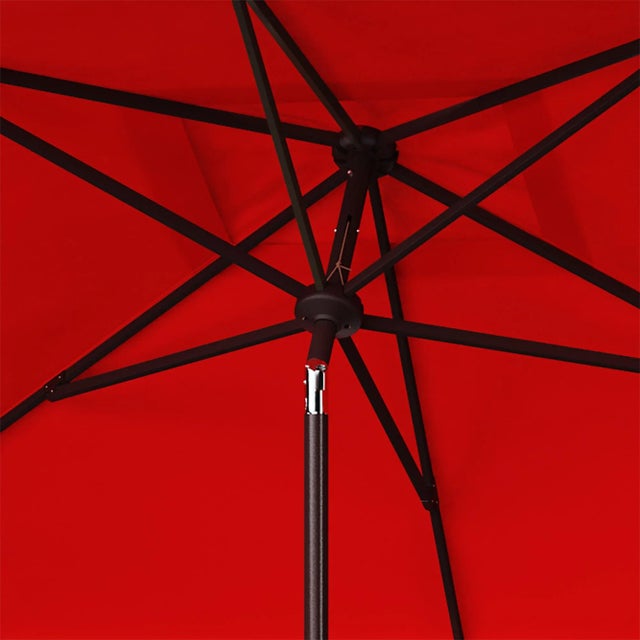 Contemporary Zimmerman 6.5x10 Rectangle Umbrella - Red/White For Sale - Image 3 of 3