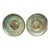 Pair Mid Century Pal Bell Israel Bronze Wall Plates Maurice Ascalon Judaica 9.5" For Sale