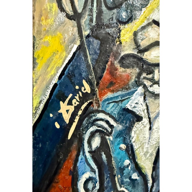Ivo David, Italian American Surrealist Oil Painting Ivo David Trilogia Chromatic Surrealism, 1991 For Sale - Image 12 of 16