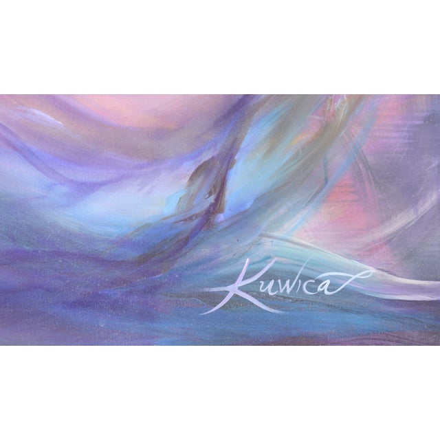 1990s The Cosmic Dance - Visionary Figurative Nude Composition in Acrylic on Masonite by Kimberlee Kuwica For Sale - Image 5 of 8