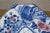 Late 20th Century Japanese Imari Red White & Blue Octagonal Chrysanthemum Pagoda Platter For Sale - Image 14 of 16
