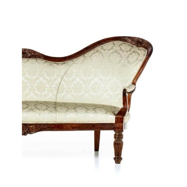 Traditional 19th Century French Sofa in Oilwood For Sale - Image 3 of 6