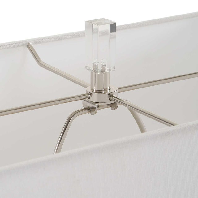 White Mayme White Table Lamp For Sale - Image 8 of 9