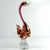 Italian Sommerso Murano Glass Duck, 1970s For Sale - Image 4 of 11