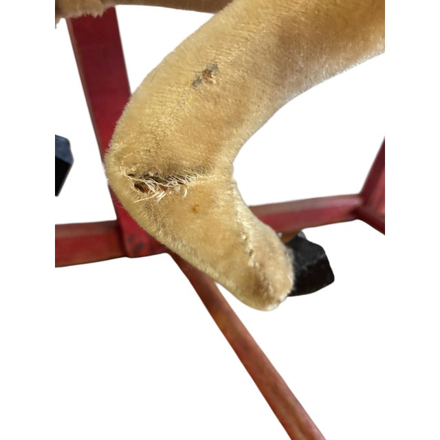 Antique Early 20th Century Spring Mounted Child's Rocking Horse, Circa 1920 For Sale - Image 10 of 12