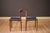 Vintage Set of Six Sculptural Solid Teak Danish Dining Chairs by Vamo Sønderborg For Sale In Monterey, CA - Image 6 of 18