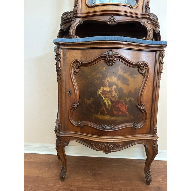 Item Specifics & Features Style: Louis XV Rococo Revival Type: Vitrine / China Cabinet / Display Cabinet Material: Premium...