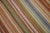 1980s Traditional Brown Striped Kilim For Sale - Image 4 of 10