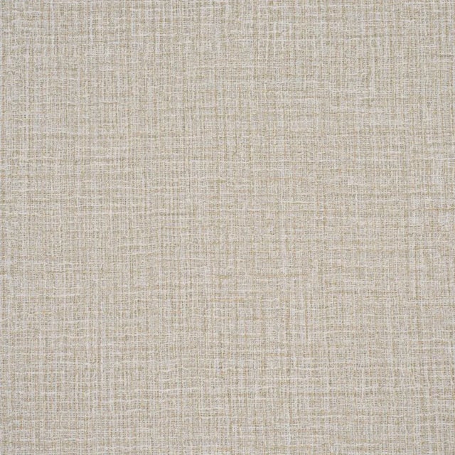SAMPLE - Schumacher Campagne Linen Vinyl Wallpaper In Stone For Sale
