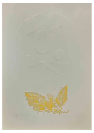 Leo Guida, Yellow Leaves, Screen Print, 1970s
