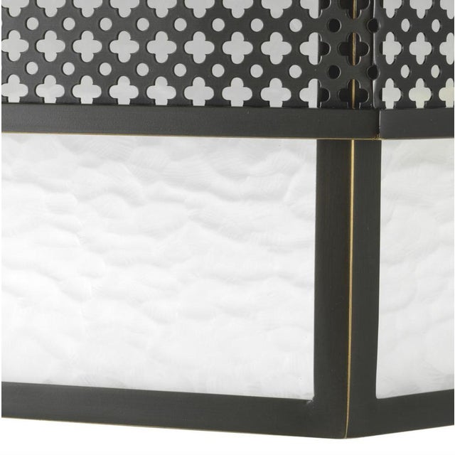 Ceiling Lamp in Metal with Bronze Finish and Frosted Glass For Sale - Image 5 of 10