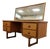 Vintage Mid Century Modern Teak Vanity Desk For Sale