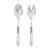 VIETRI Aladdin Brilliant White Salad Server Set - 2 Pieces For Sale - Image 10 of 10