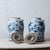 Ceramic Pair of Chinese Blue and White Glazed Dragon Jars With Foo Dog Lid Finials For Sale - Image 7 of 8