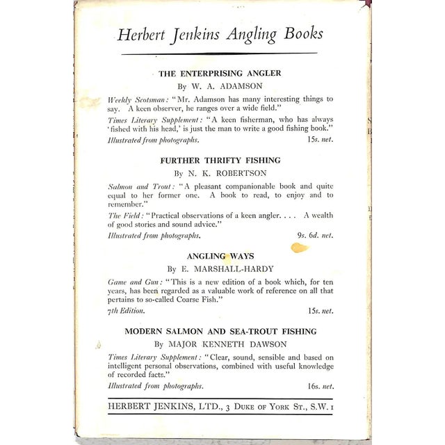 "Fly-Tying: Principles & Practice" 1951 Burrard, Major Sir Gerald, Bt. For Sale - Image 4 of 10