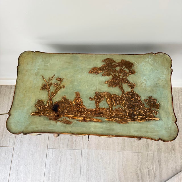 19th Century Painted Lady’s Desk or Vanity For Sale In San Antonio - Image 6 of 12