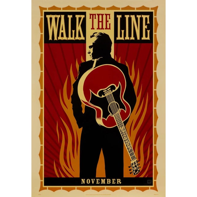 "Walk the Line" Original Movie Poster by Shepard Fairey, American, 2005 For Sale - Image 4 of 4