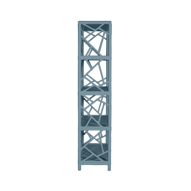 Coastal Tiffany Etagere, Regatta Blue For Sale - Image 3 of 5