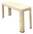 Vintage Tessellated Stone Console Table With Brass Inlay For Sale