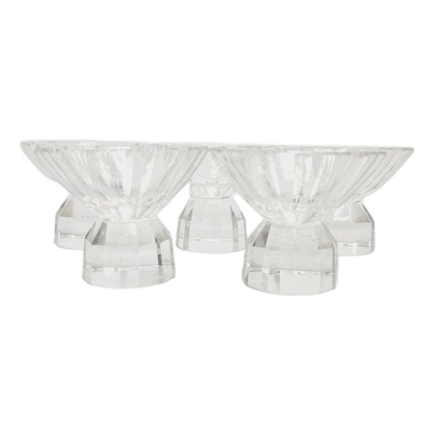 Art Deco Czechoslovakian Glasses, 1950s, Set of 5 For Sale