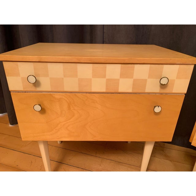 Bedside Tables, 1960s, Set of 2 For Sale - Image 6 of 17