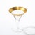 Set of Four 22 Karat Gold Gilt Rimmed Martini Glasses by Dorothy Thorpe For Sale - Image 11 of 12