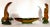 Rare Mid-Century California Original Pottery/Ceramics Oblong Scalloped Edged Low Bowl & Two Fire Phoenix Pheasant Birds 3 Pieces Excellent Condition. For Sale - Image 10 of 12