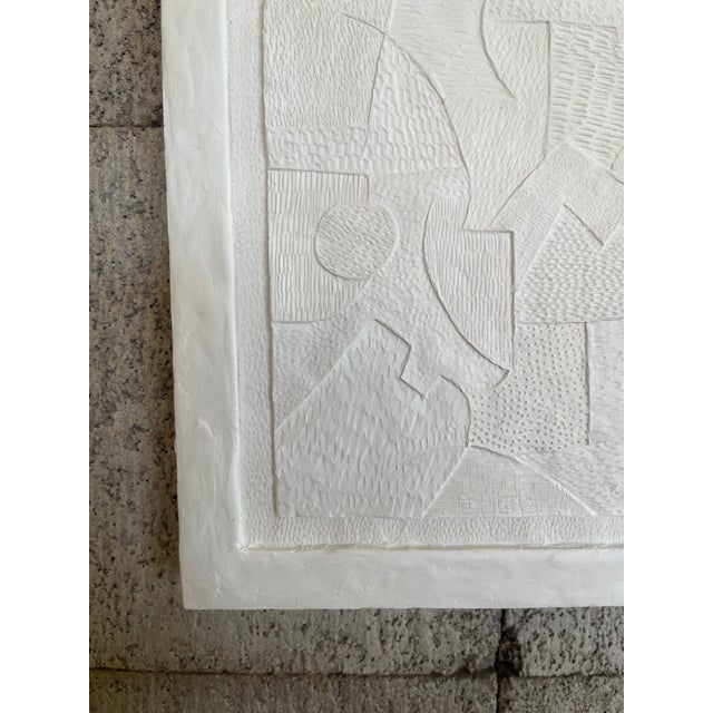 Cubist Plaster Painting #3 For Sale - Image 4 of 7