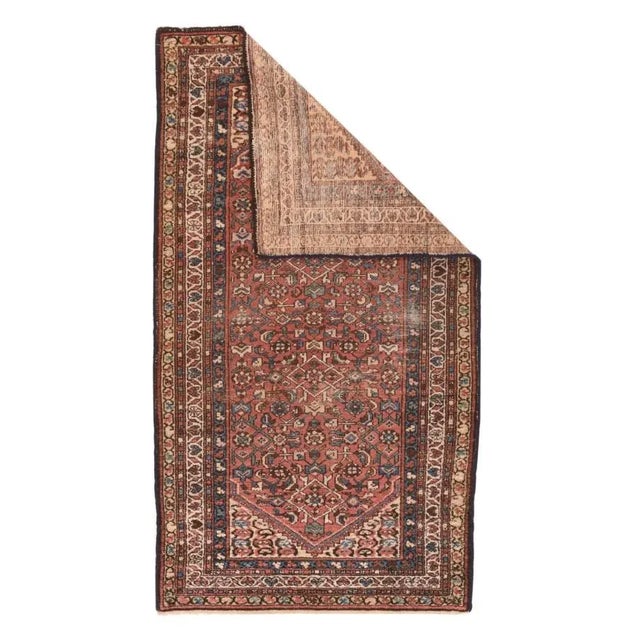 Persian Persian Hammedan Rug-3′7″ × 6′5″ For Sale - Image 3 of 5