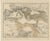 Map of Mediterranean, Black Sea and Ottoman Empire, 1853 For Sale