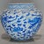 Ceramic Mid 20th Century Blue and White Porcelain Dragon Jar, Chinese Scrollwork Dragon Decorative Pot For Sale - Image 7 of 10